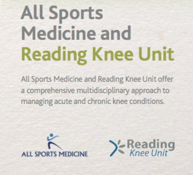 All Sports Medicine team up with Reading Knee Unit